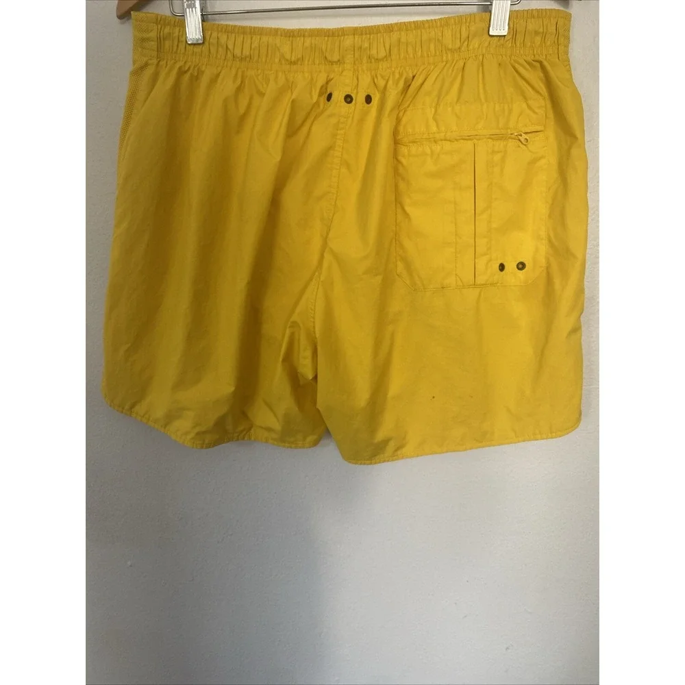 Victorinox Board Shorts Mens Large Mesh Yellow Swim Trunks Surf‎ Beach Vacation